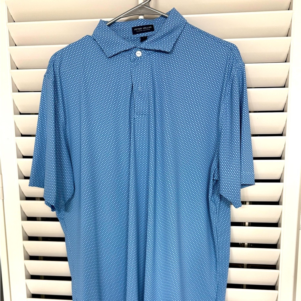 Blue Peter Millar Polo - Star print design